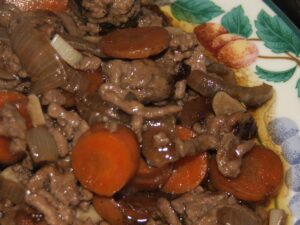 Delicious Lamb, Rosemary & Red Wine Casserole