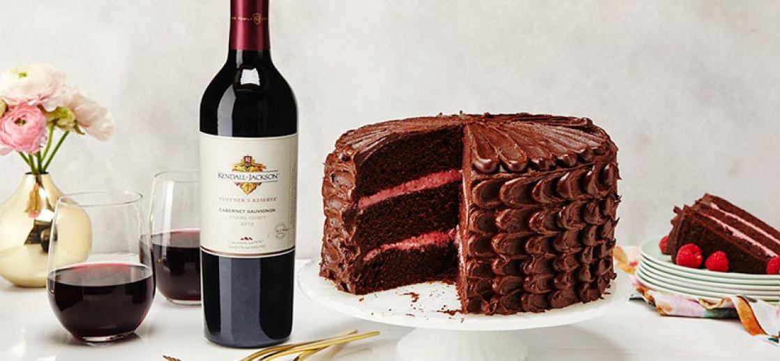  Delight your taste buds with every bite of this Red Wine Chocolate Cake.