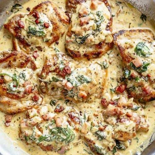 Dijon Cream Sauce With Wine and Bacon