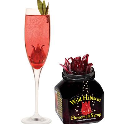  Drink with elegance with this Wild Hibiscus Champagne Cocktail.