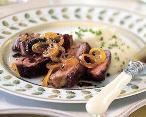 Duck Breasts With Wine & Marmalade Sauce