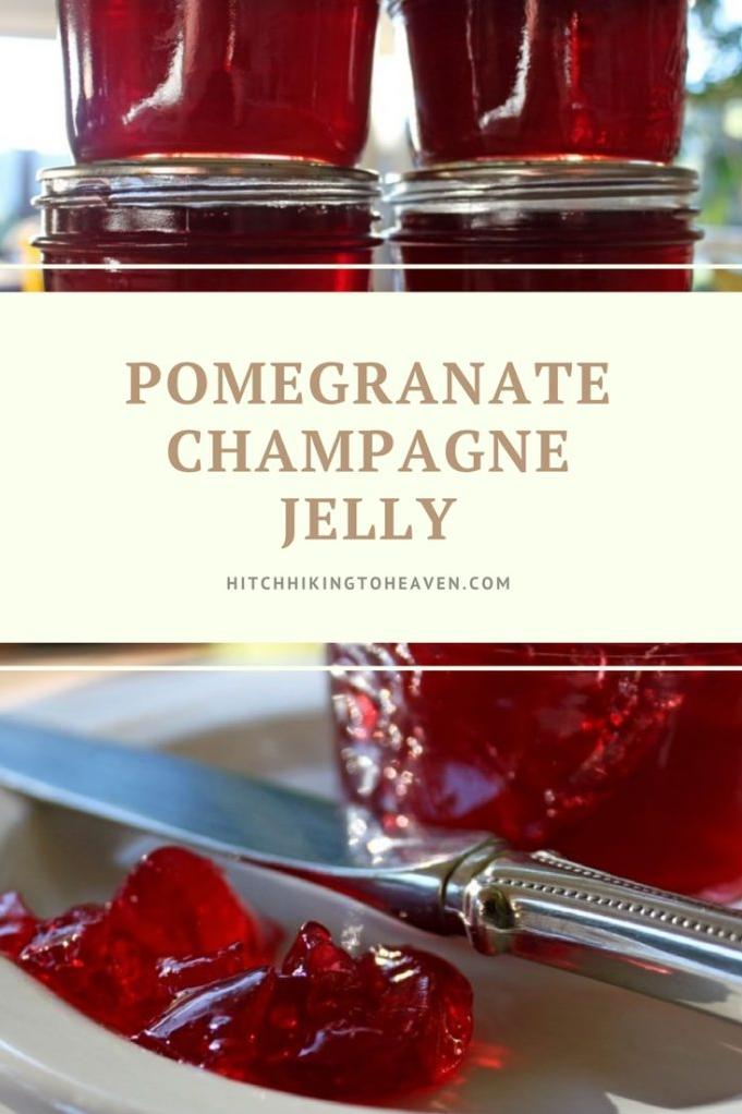  Elegantly festive, this pomegranate champagne jelly is sure to delight.