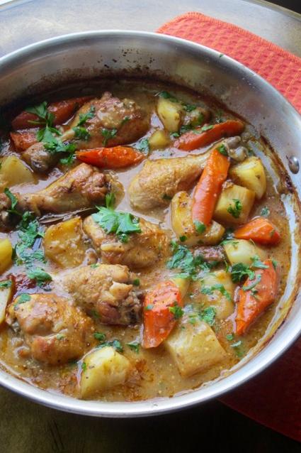  Escaping the winter chill with delicious chicken stew with white wine