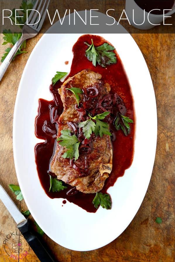 Fall in love with the beautiful deep red color of this sauce