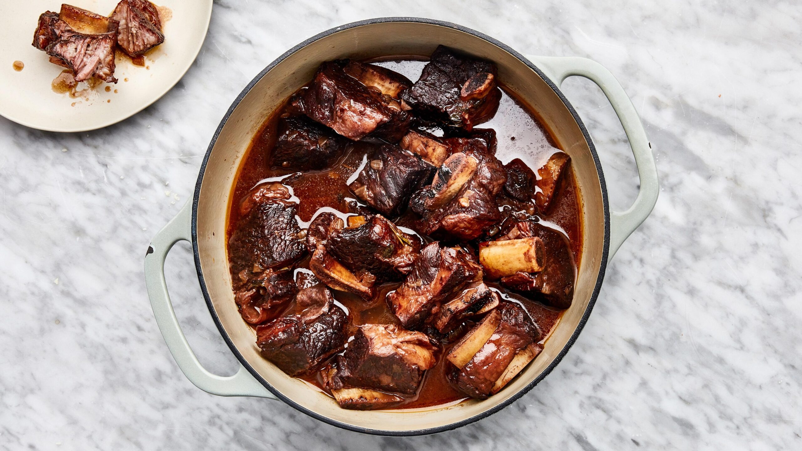  Fall-off-the-bone tender: Braised Short Ribs in Red Wine recipe