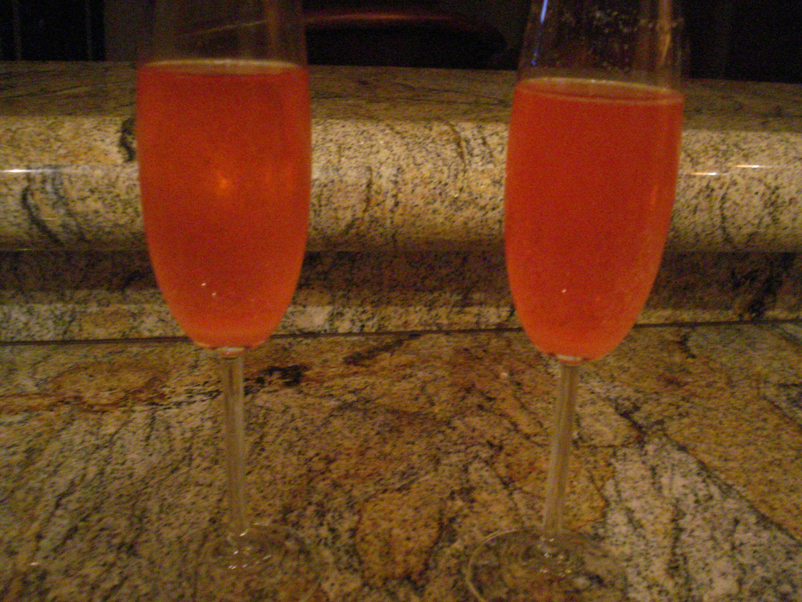 Framboise Champagne Cocktail