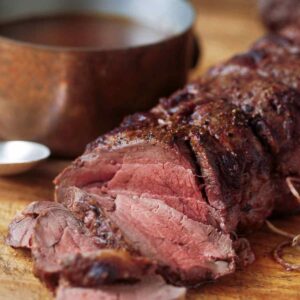 French-Style Roast Fillet of Beef With Madeira Wine Sauce