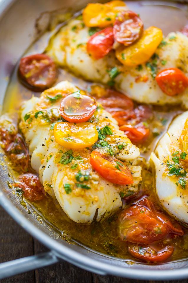  Get ready to impress your dinner guests with this delectable cod in wine sauce dish.