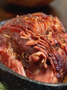 Ham With a Wine Glaze