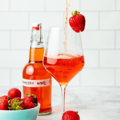 Herbed Strawberry Wine