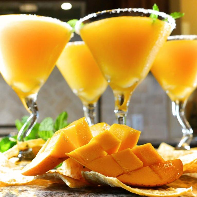  If you're looking for an exotic twist on an old favorite, you HAVE to try champagne mangoes.
