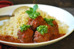 Indian Lamb Meatballs With Red Wine