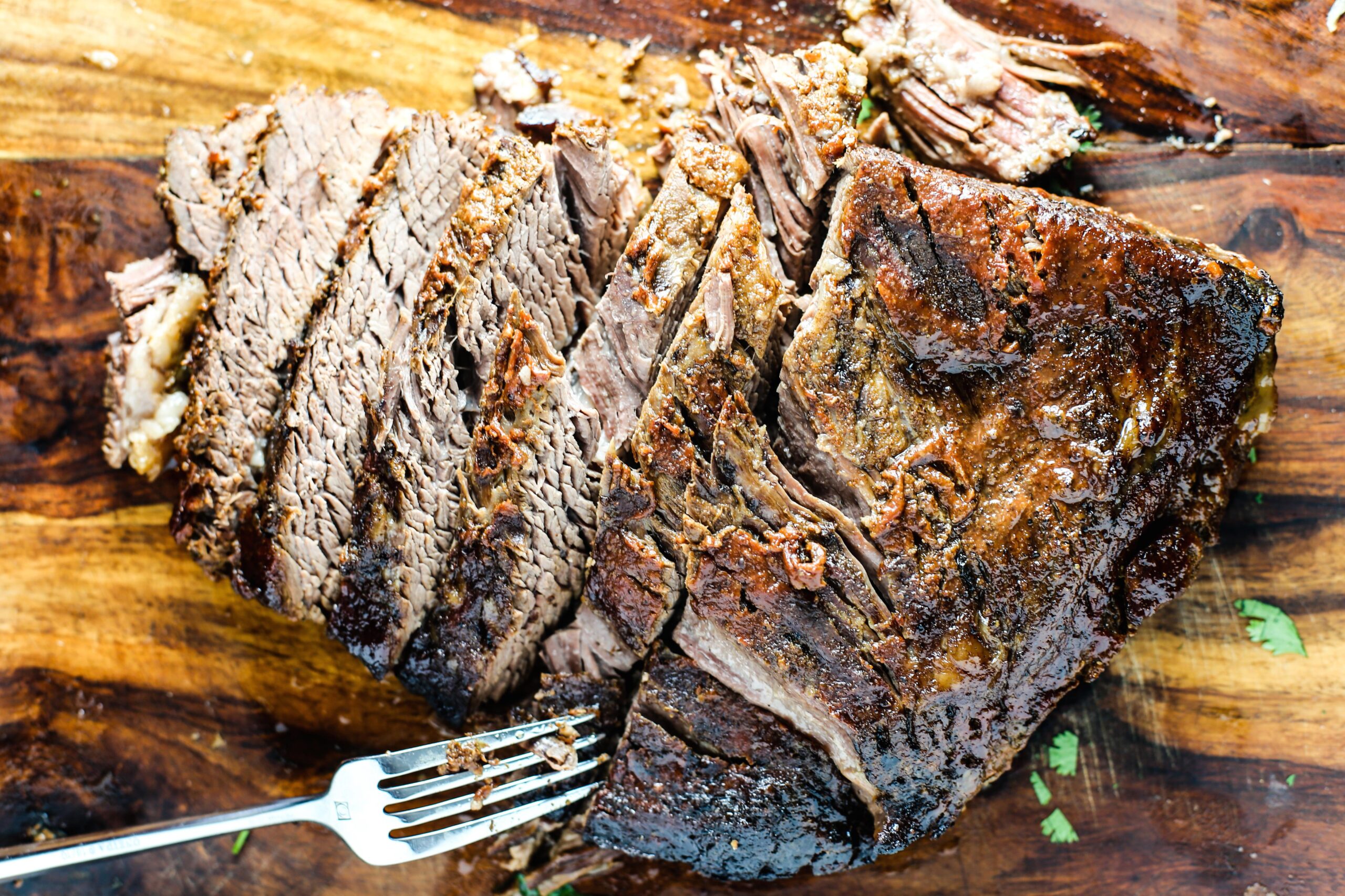  Introducing the star of the show: Beef Brisket with Cherry-Merlot Sauce and Caramelized Onions!