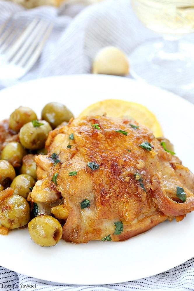  Juicy chicken breasts, olives, and white wine create a burst of flavor in every bite!