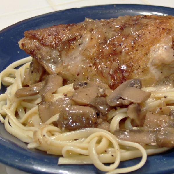  Juicy chicken breasts smothered in a velvety white wine sauce will leave you wanting more.