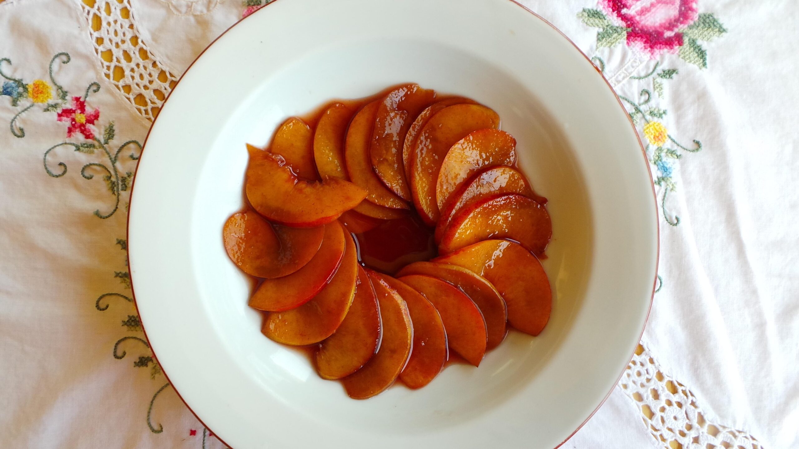  Just one bite of these juicy peaches and you'll be transported to the vineyard in Bordeaux.