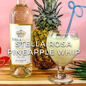  Just one sip of this sweet and tangy wine whip will have you dreaming of white sandy beaches.