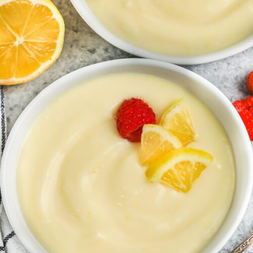 Lemon and Wine Custard