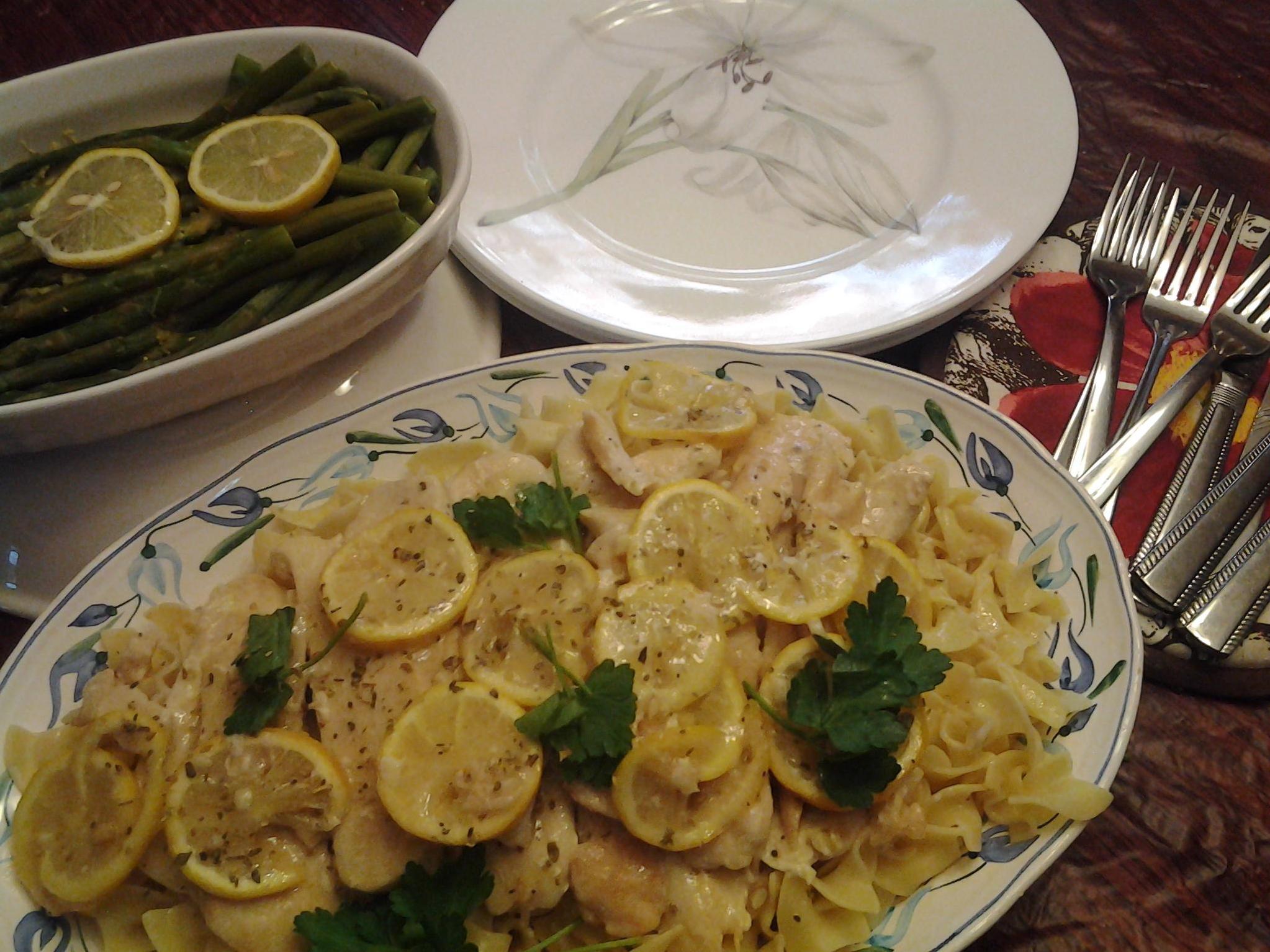 Lemon Chicken With White Wine and Parsley Easy