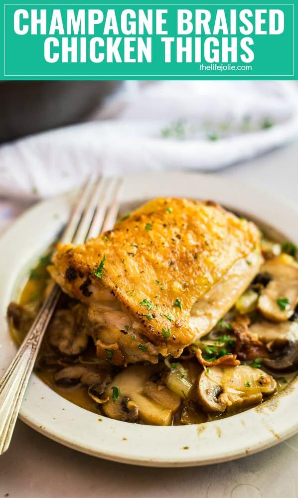  Let the delicate flavors of Champagne and lemon complement the tender chicken in this dish.