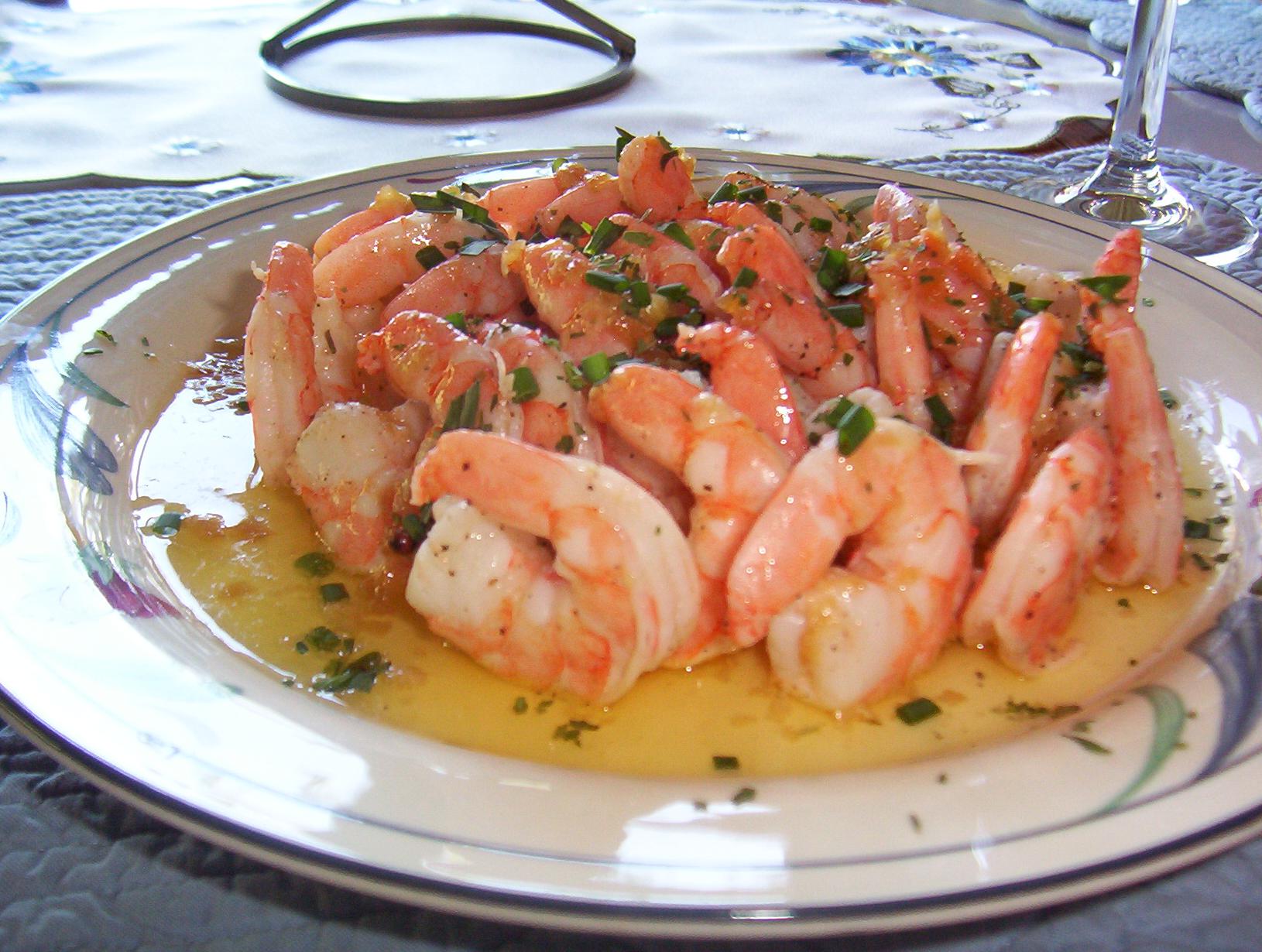 Marinated Shrimp With Champagne Beurre Blanc