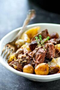 Meat & Potatoes Red Cabernet Crock Pot Recipe