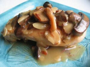 Mushroom Wine Sauced Chicken