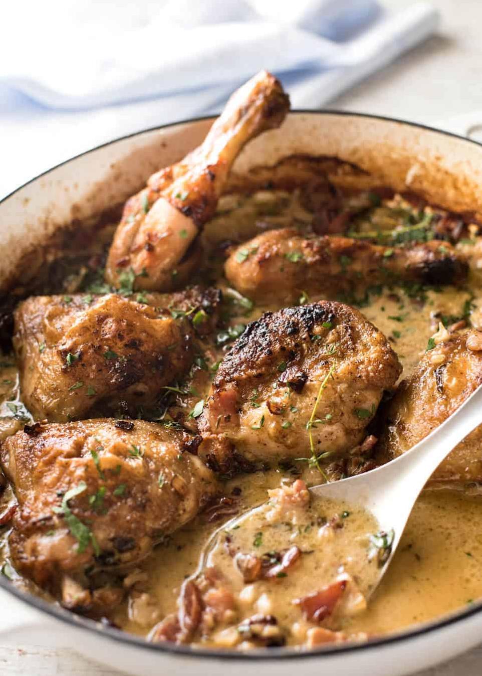  One sip of this white wine with the chicken could transport your senses all the way to Italy