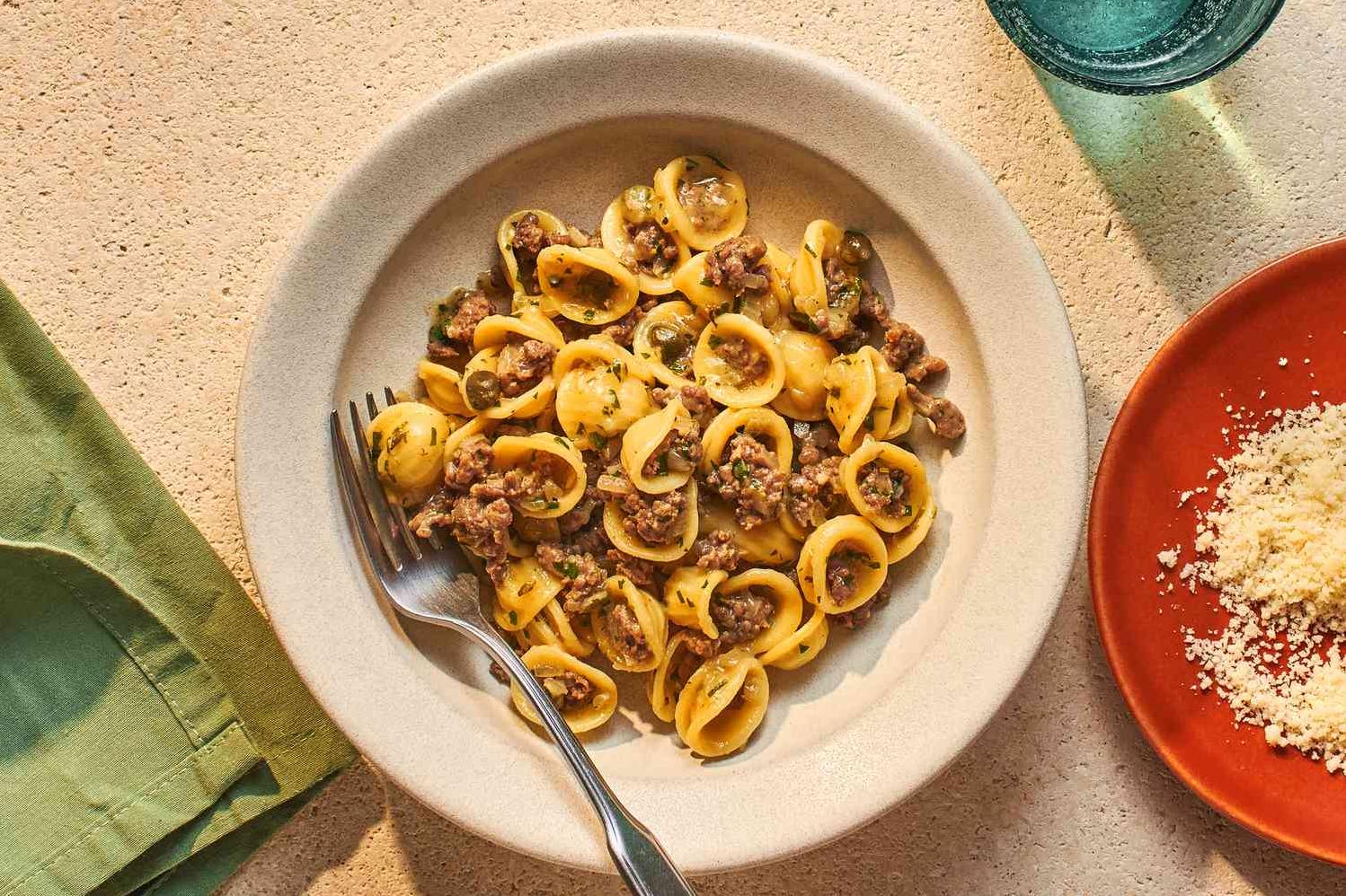 Delicious Orecchiette Pasta Recipe with Veal and Capers