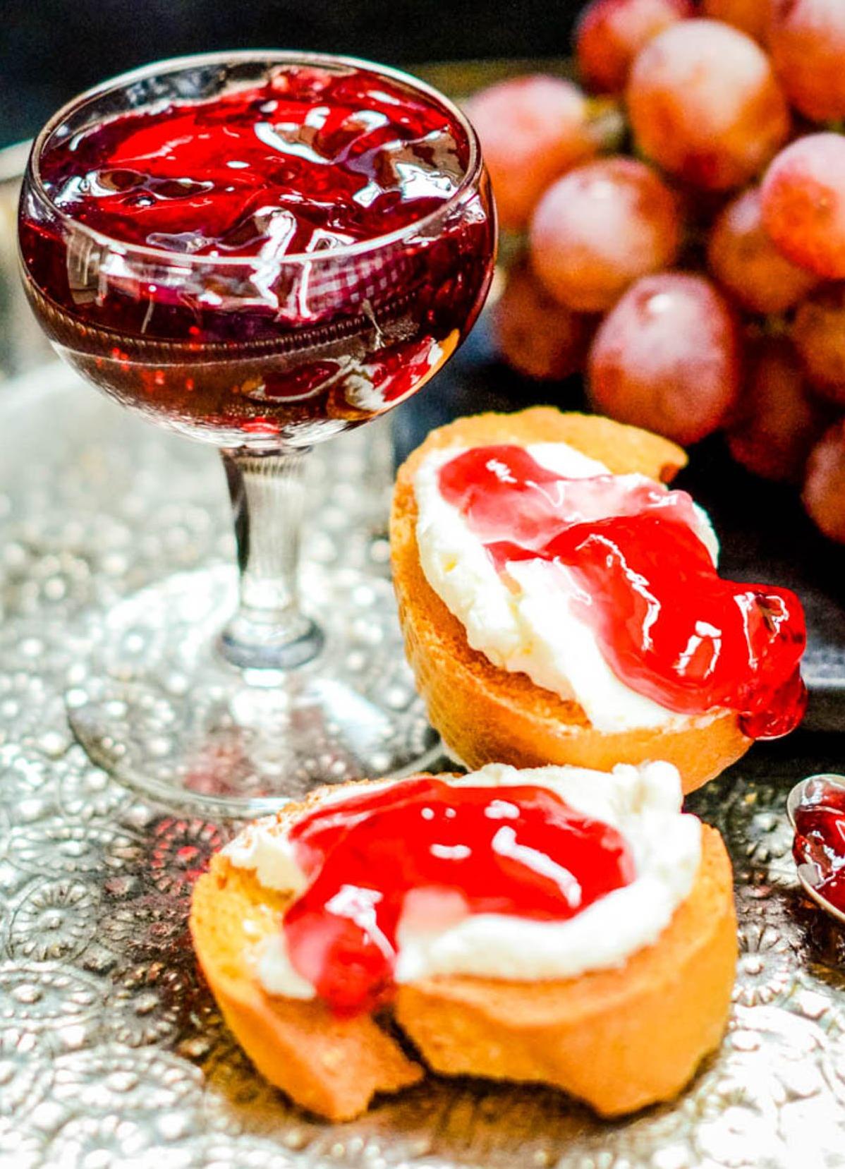  Our Wine Jelly is made with the finest ingredients and aged to perfection!