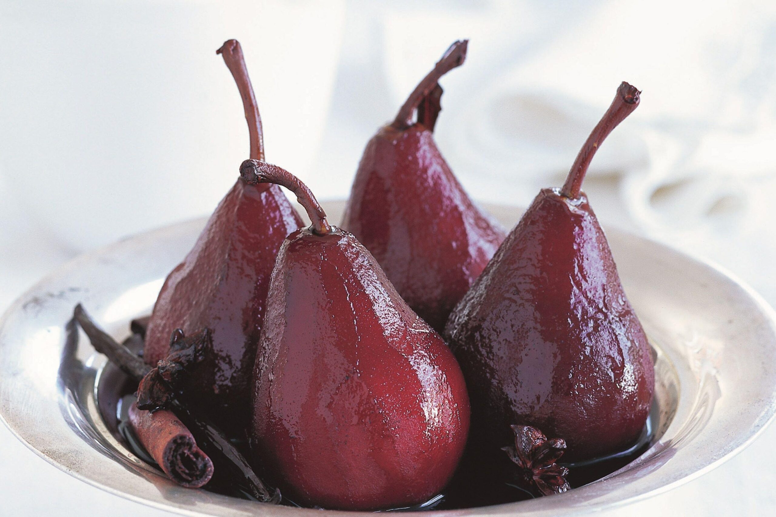  Pears poached in wine? A match made in heaven.