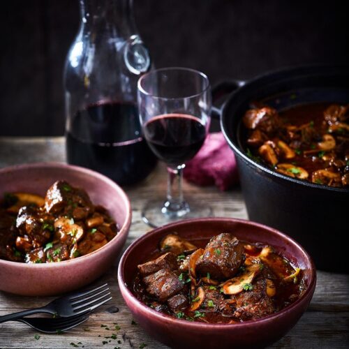 Peppered Pork and Wine Stew