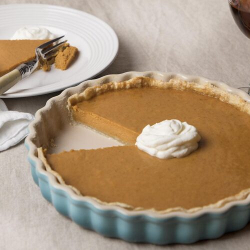 Pumpkin Pie With Wine