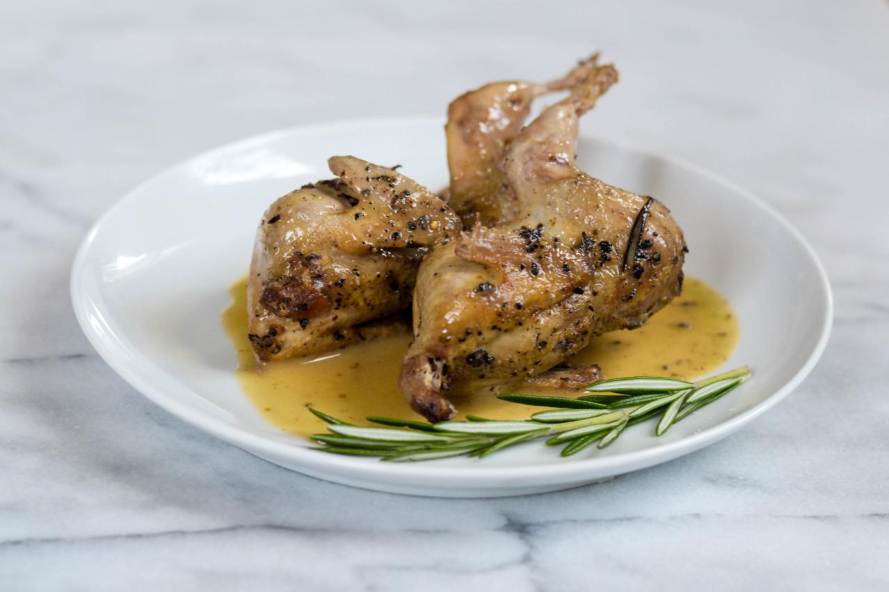 Quail Baked in Wine
