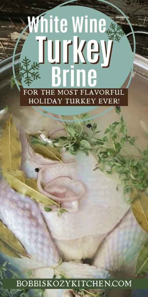  Raise a glass to a perfectly seasoned and moist turkey with this white wine brine recipe.