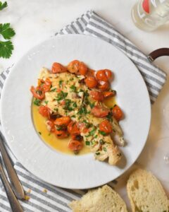 Red Snapper With Wine and Garlic Recipe