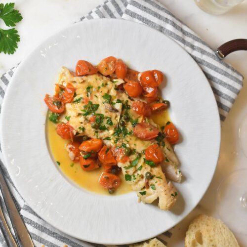 Red Snapper With Wine and Garlic Recipe