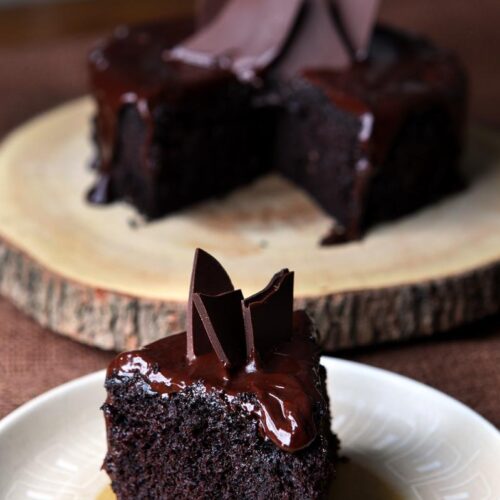 Red Wine Chocolate Cake (Low Carb)