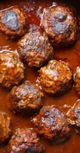 Red Wine Meatballs