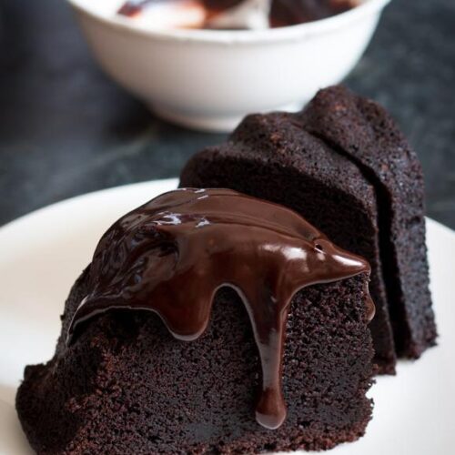 Rich Dark Chocolate Cake With Red Wine Chocolate Frosting