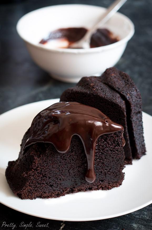 Rich Dark Chocolate Cake With Red Wine Chocolate Frosting