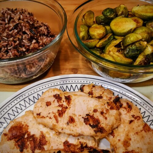 Rosemary and Red Wine Vinegar Pork Chops