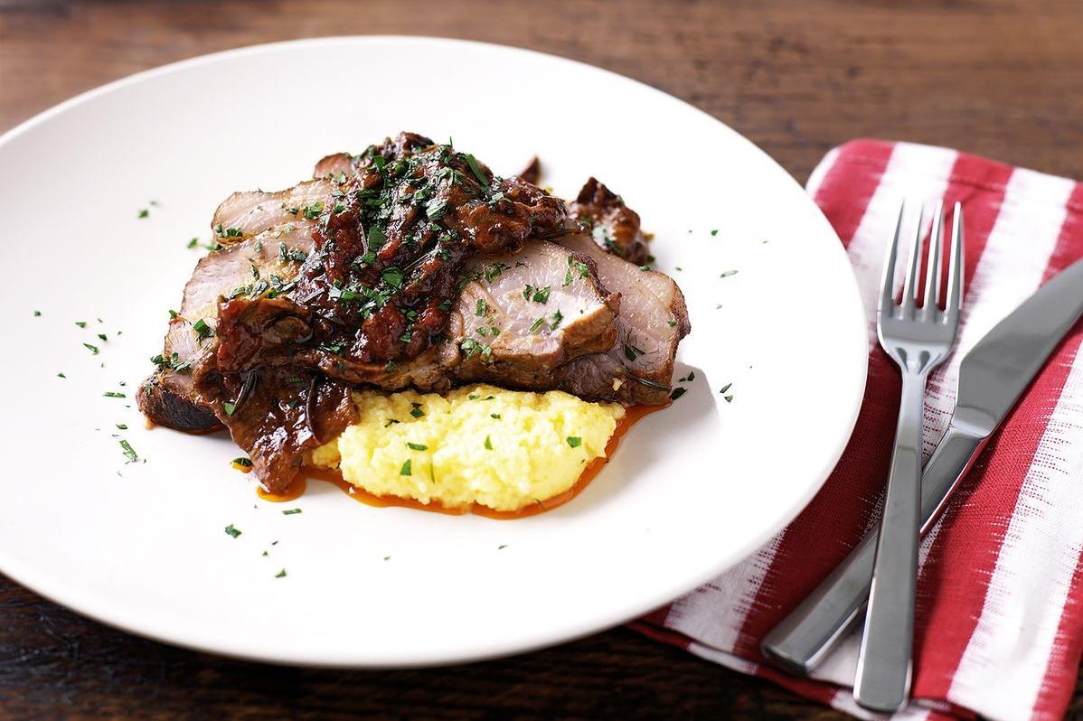  Sage and rosemary are the dynamic duo of this recipe– they complement the pork's natural sweetness perfectly.