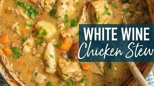  Satisfy your cravings with this soul-warming chicken stew with white wine.