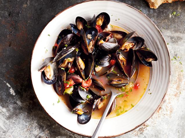  Savor every moment with our delicious mussels and wine broth.