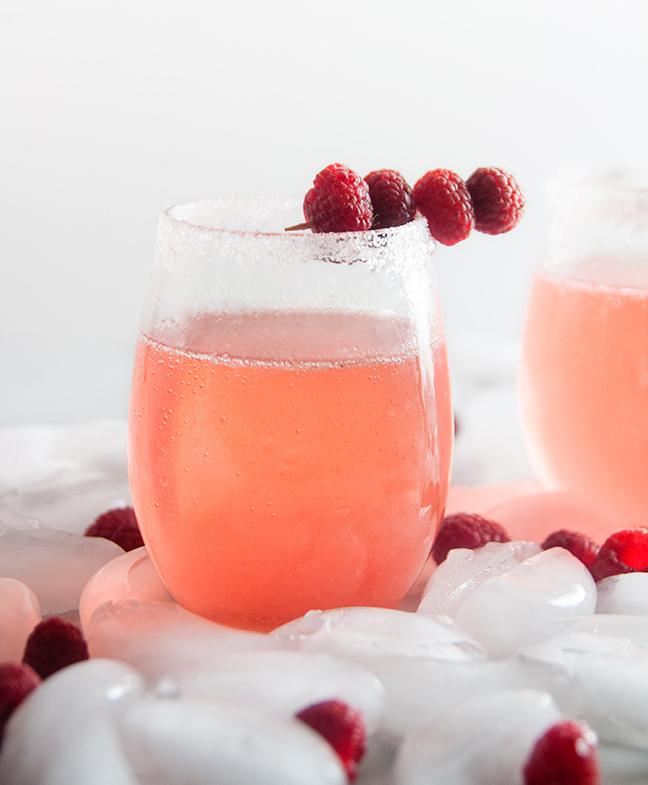  Say cheers to a refreshing and fruity drink.
