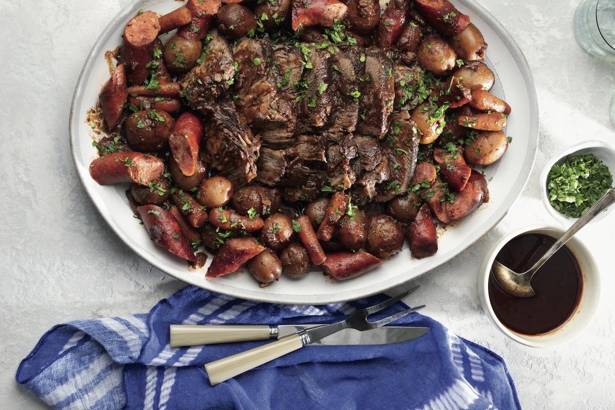  Say goodbye to tasteless pot roasts and hello to a dish bursting with flavor.