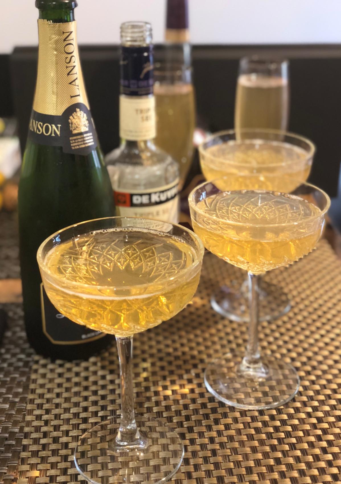  Shake up your New Year's Eve celebration with this Brandied Champagne Cocktail.
