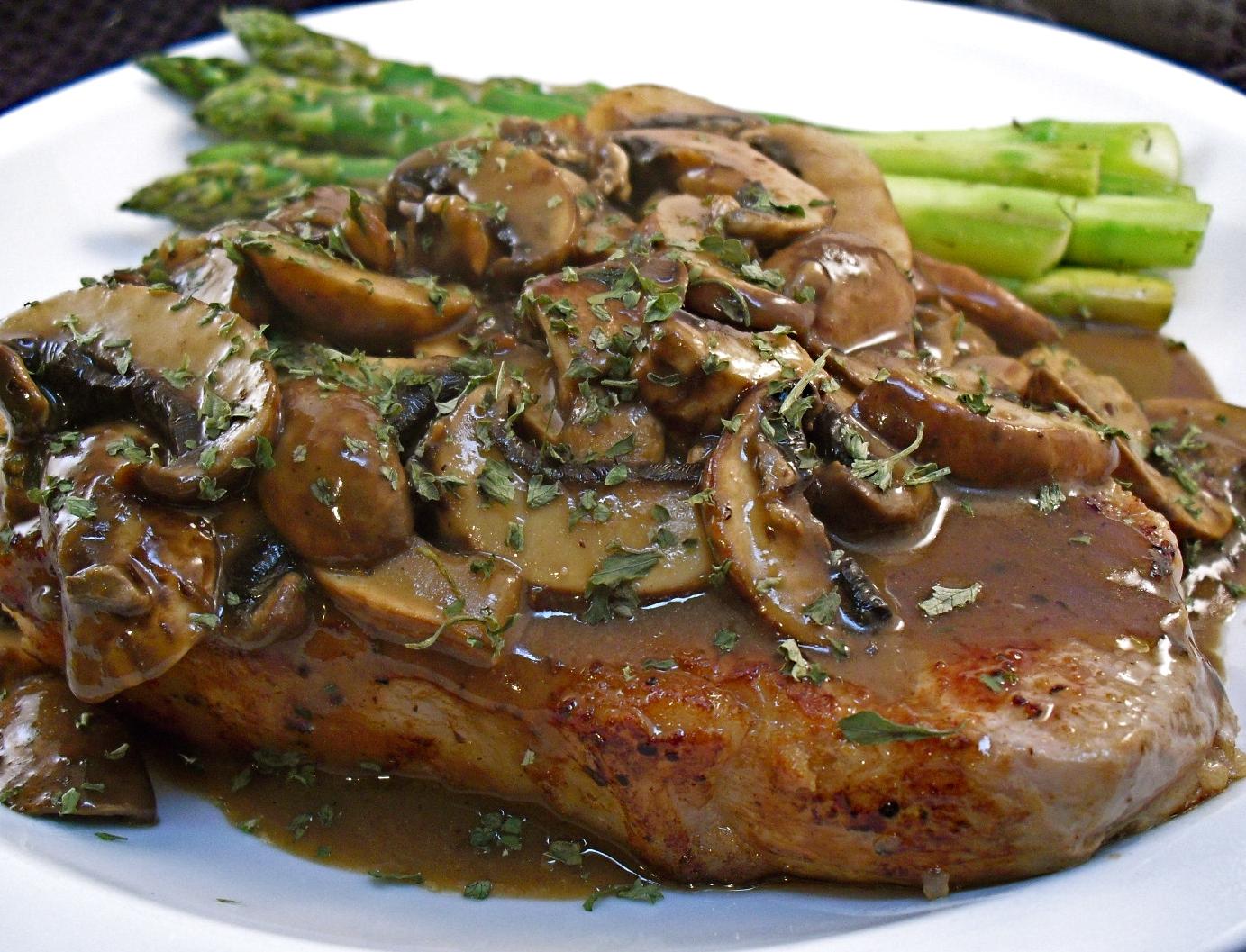  Sink into a juicy veal chop with a merlot glaze that will make your taste buds sing!