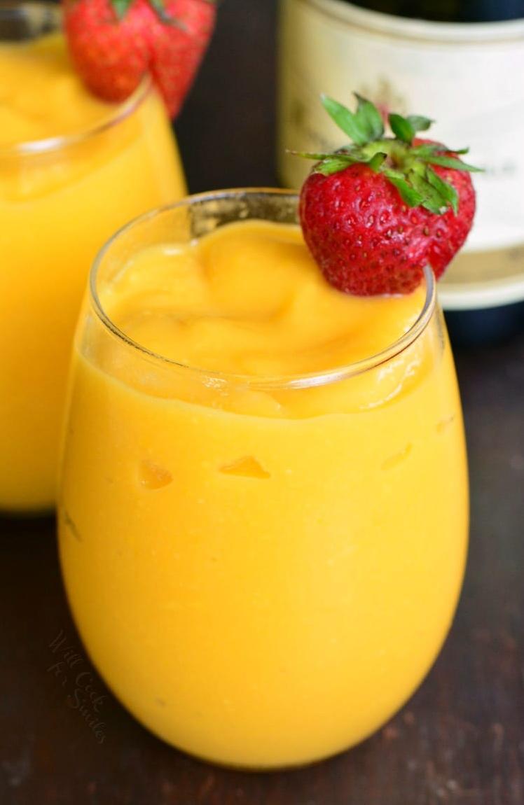  Sip on sunshine with this sparkling Mango Champagne recipe.